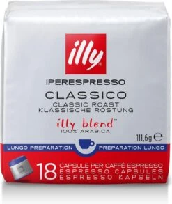 Illy - Iperespresso Koffie Home Classico Lungo 6 X 18 Capsules -Koffie Apparatuur 1010x1200