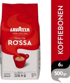 Lavazza Qualita Rossa Koffiebonen - 500 Gram X6 -Koffie Apparatuur 1016x1200