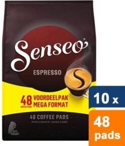 Senseo Espresso Koffiepads - 10 X 48 Stuks -Koffie Apparatuur 1028x1200