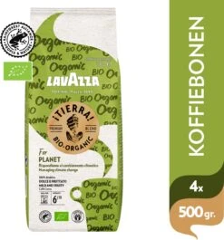 Lavazza Tierra For Planet Biologische Koffiebonen - 500 Gram X4 -Koffie Apparatuur 1120x1200