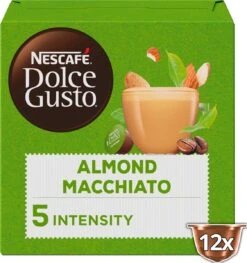 Nescafé Dolce Gusto Almond Macchiato Capsules - Vegan Koffie - 36 Koffiecups -Koffie Apparatuur 1126x1200