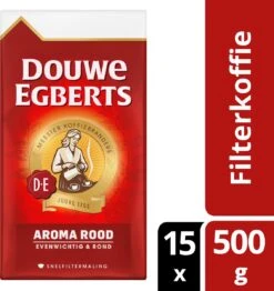 Douwe Egberts Aroma Rood Filterkoffie - 15 X 500 Gram 9 Douwe Egberts Aroma Rood Filterkoffie - 15 X 500 Gram -Koffie Apparatuur 1132x1200 9