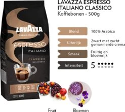 Lavazza Espresso Italiano Classico Koffiebonen - 500 Gram X4 -Koffie Apparatuur 1200x1082 1