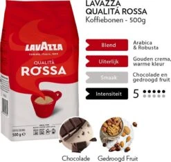 Lavazza Qualita Rossa Koffiebonen - 500 Gram X6 -Koffie Apparatuur 1200x1144