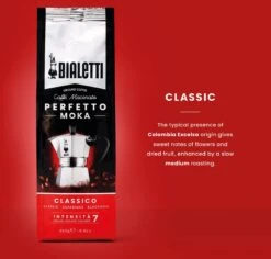 Bialetti Moka Classico Gemalen Koffie - 4 X 250 Gram -Koffie Apparatuur 1200x1147 1