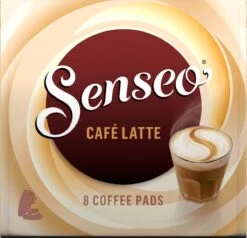 Senseo Café Latte Koffiepads - 2/9 Intensiteit - 4 X 8 Pads 19 Senseo Café Latte Koffiepads - 2/9 Intensiteit - 4 X 8 Pads -Koffie Apparatuur 1200x1157