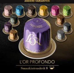 L'OR Lungo Profondo Koffiecups - Intensiteit 8/12 - 10 X 10 Capsules -Koffie Apparatuur 1200x1173 2
