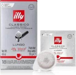 Illy - E.S.E. Servings Classico Lungo 12 X 18 Stuks -Koffie Apparatuur 1200x1182