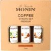 Monin Koffiesiropen MIX Set Klein 3x 5cl (Chocolate Cookie, Salted Caramel En Franse Vanille) -Koffie Apparatuur 1200x1200 157