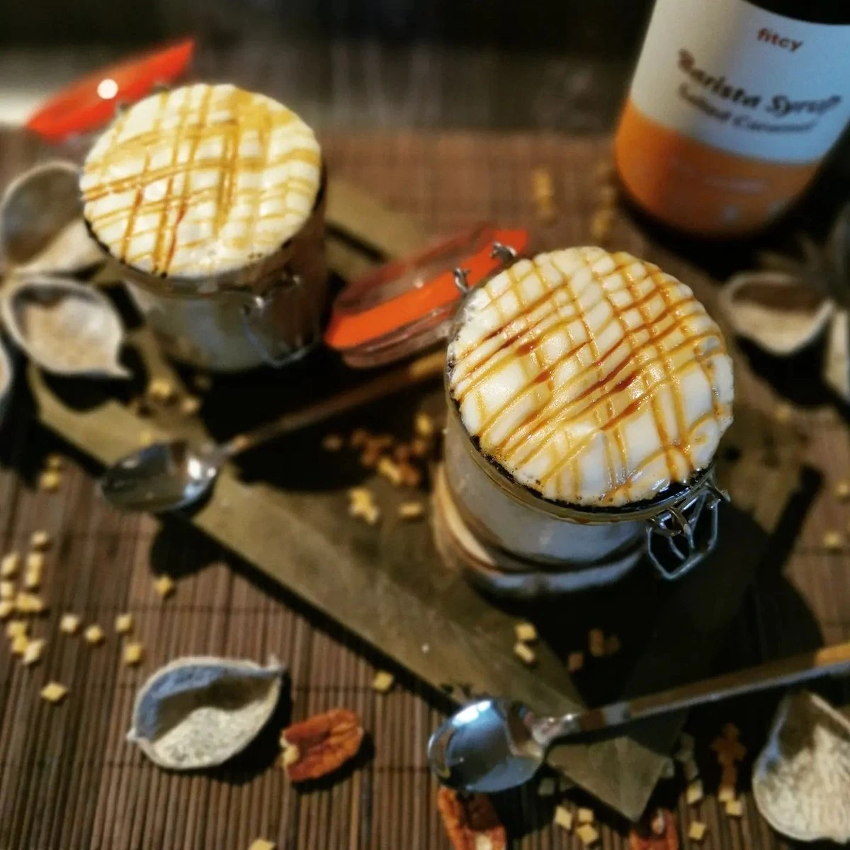 Fitcy | Koffiesiroop | Salted Caramel | Barista Syrup | Zero | Vegan | Vetvrij | Suikervrij | Keto-vriendelijk | Koffie | Siroop | MET DOSEERPOMP | 1L 4 Fitcy | Koffiesiroop | Salted Caramel | Barista Syrup | Zero | Vegan | Vetvrij | Suikervrij | Keto-vriendelijk | Koffie | Siroop | MET DOSEERPOMP | 1L - Afbeelding 3