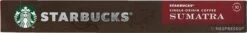 Starbucks By Nespresso Sumatra Espresso Dark Roast Capsules - 120 Koffiecups 13 Starbucks By Nespresso Sumatra Espresso Dark Roast Capsules - 120 Koffiecups -Koffie Apparatuur 1200x159 1