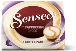 Senseo Cappuccino Choco Koffiepads - 2/9 Intensiteit - 4 X 8 Pads -Koffie Apparatuur 1200x808