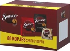 Senseo Koffiepads Variatiepakket - 80 Pads - 3 Smaakvarianten -Koffie Apparatuur 1200x873