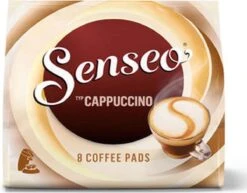 Senseo Cappuccino Koffiepads - 2/9 Intensiteit - 10 X 8 Pads -Koffie Apparatuur 1200x937