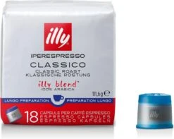 Illy - Iperespresso Koffie Home Classico Lungo 6 X 18 Capsules -Koffie Apparatuur 1200x956