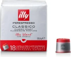 Illy - Iperespresso Koffie Home Classico 6 X 18 Capsules -Koffie Apparatuur 1200x957 2