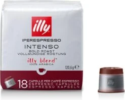 Illy - Iperespresso Koffie Home Intenso 6 X 18 Capsules -Koffie Apparatuur 1200x957 3