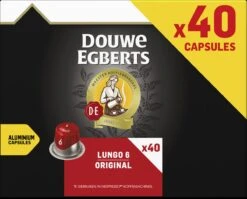 Douwe Egberts Lungo Original Koffiecups (6) - 5 X 40 Koffiecups -Koffie Apparatuur 1200x965