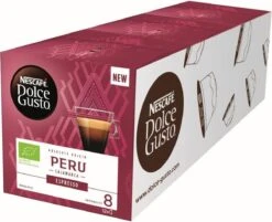 Nescafé Dolce Gusto Espresso Peru Capsules - 36 Koffiecups - GB-ORG-05 7 Nescafé Dolce Gusto Espresso Peru Capsules - 36 Koffiecups - GB-ORG-05 -Koffie Apparatuur 1200x975