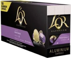 L'Or Espresso Profondo Koffiecups - 10 X 10 Stuks -Koffie Apparatuur 1200x987