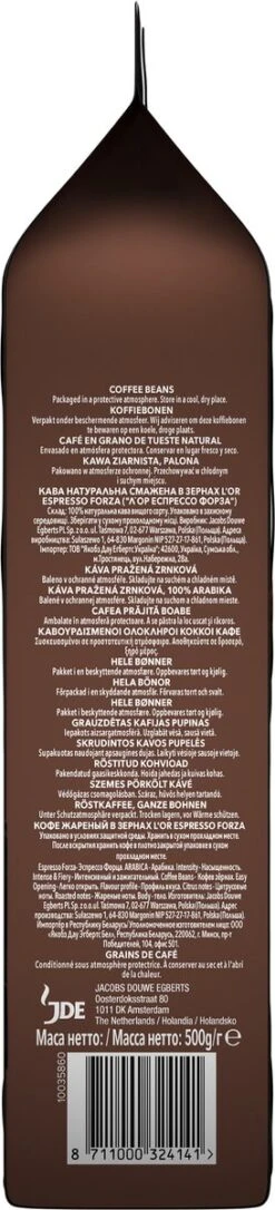 L'OR Espresso Forza Koffiebonen (9) - 4 X 500 Gram -Koffie Apparatuur 273x1200 2