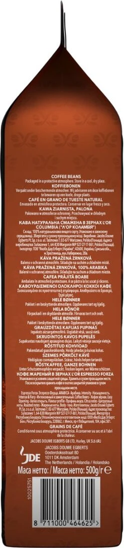 L'OR Espresso Origins Colombia Koffiebonen (8) - 4 X 500 Gram -Koffie Apparatuur 273x1200