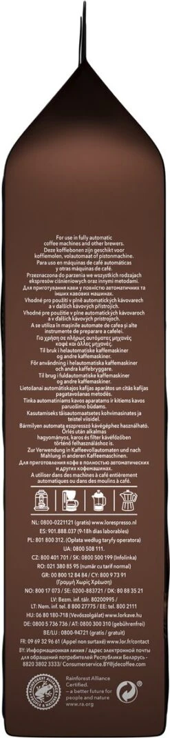 L'OR Espresso Forza Koffiebonen (9) - 4 X 500 Gram -Koffie Apparatuur 277x1200 2