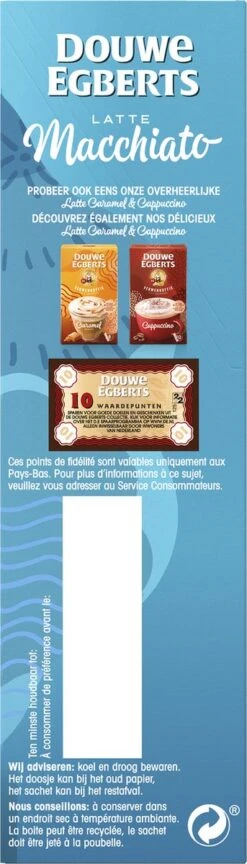 Douwe Egberts Verwenkoffie Latte Macchiato Oploskoffie - 5 X 8 Zakjes -Koffie Apparatuur 343x1200 2