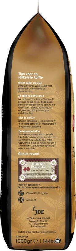Douwe Egberts Excellent Gold Koffiebonen - 5/9 Intensiteit - 4 X 1kg 11 Douwe Egberts Excellent Gold Koffiebonen - 5/9 Intensiteit - 4 X 1kg -Koffie Apparatuur 364x1200