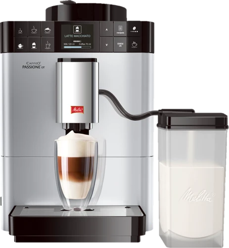 Melitta Passione OT - Zilver Zwart - F531-101 Met €49 Gratis Koffie 4 Melitta Passione OT - Zilver Zwart - F531-101 Met €49 Gratis Koffie - Afbeelding 2