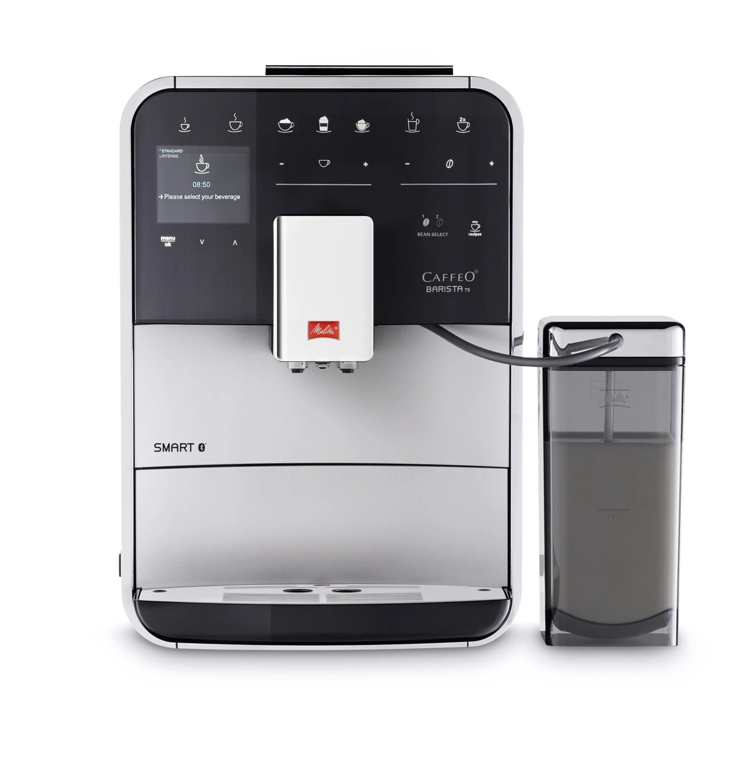 Melitta Barista TS Smart - Zilver Zwart - F850-101 Met €49 Gratis Koffie 4 Melitta Barista TS Smart - Zilver Zwart - F850-101 Met €49 Gratis Koffie - Afbeelding 2