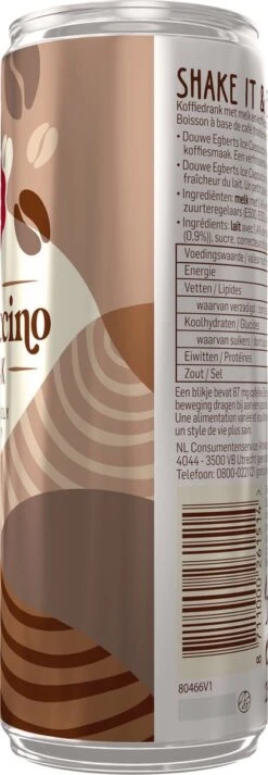 Douwe Egberts Ice Cappuccino IJskoffie - 12 X 250 Ml -Koffie Apparatuur 416x1200 1