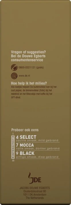 Douwe Egberts Excellent Filterkoffie - 6 X 500 Gram -Koffie Apparatuur 420x1200
