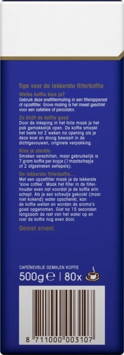 Douwe Egberts Decafé Filterkoffie - 6 X 500 Gram -Koffie Apparatuur 421x1200 4