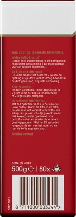 Douwe Egberts Aroma Rood Filterkoffie - Dubbelpak 6 X 1000 Gram -Koffie Apparatuur 423x1200