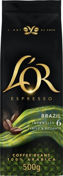 L'OR Espresso Origins Brazil Koffiebonen (6) - 4 X 500 Gram -Koffie Apparatuur 429x1200 1