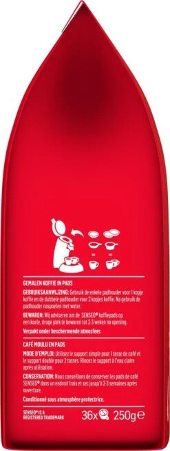 Senseo Classic Koffiepads - 5/9 Intensiteit - 10 X 36 Pads -Koffie Apparatuur 454x1200 4