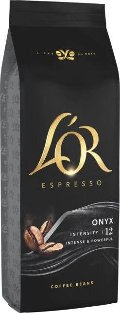 L'OR Espresso Onyx Koffiebonen (12) - 4 X 500 Gram -Koffie Apparatuur 461x1200