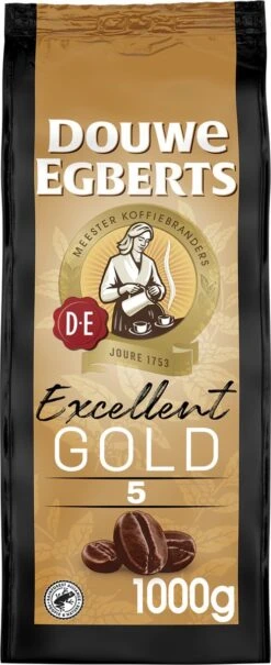 Douwe Egberts Excellent Gold Koffiebonen - 5/9 Intensiteit - 4 X 1kg 9 Douwe Egberts Excellent Gold Koffiebonen - 5/9 Intensiteit - 4 X 1kg -Koffie Apparatuur 490x1200