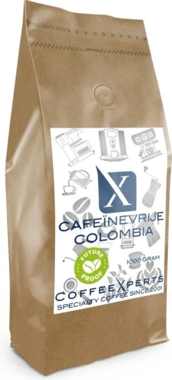 Koffiebonen - Cafeïnevrije Colombia - 1 Kg - Future Proof - Espresso - Cappuccino - Filterkoffie - Specialty Coffee - Decaf - Vers Gebrande Aromatische Koffie - Koffie Bonen Voor Volautomatische En Handmatige Koffiemachine Met Bonen -Koffie Apparatuur 544x1200 1