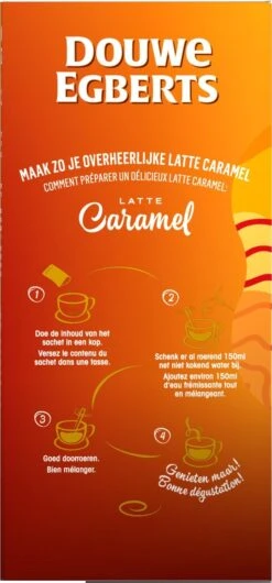 Douwe Egberts Verwenkoffie Latte Caramel Oploskoffie - 5 X 8 Zakjes 15 Douwe Egberts Verwenkoffie Latte Caramel Oploskoffie - 5 X 8 Zakjes -Koffie Apparatuur 559x1200 2