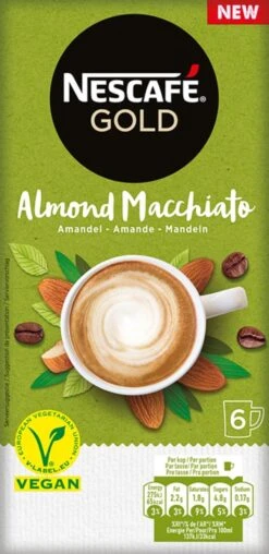 Nescafé Gold Almond Macchiato Oploskoffie - 6 Doosjes à 6 Zakjes 11 Nescafé Gold Almond Macchiato Oploskoffie - 6 Doosjes à 6 Zakjes -Koffie Apparatuur 583x1200 2