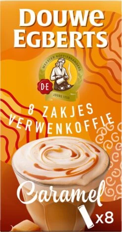 Douwe Egberts Verwenkoffie Latte Caramel Oploskoffie - 5 X 8 Zakjes 17 Douwe Egberts Verwenkoffie Latte Caramel Oploskoffie - 5 X 8 Zakjes -Koffie Apparatuur 633x1200 2