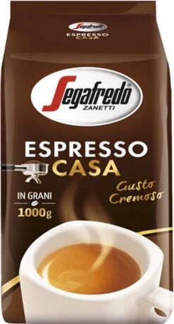 Segafredo Espresso Casa Koffiebonen - 1 Kg -Koffie Apparatuur 647x1200