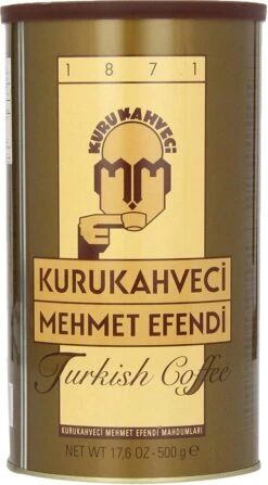Turkse Koffie Kurukahveci Mehmet Efendi 500 Gram Gemalen Koffie -Koffie Apparatuur 663x1200