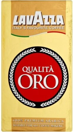 Lavazza Qualita Oro Gemalen / Filterkoffie - 250 Gram Krimp X20 -Koffie Apparatuur 666x1200