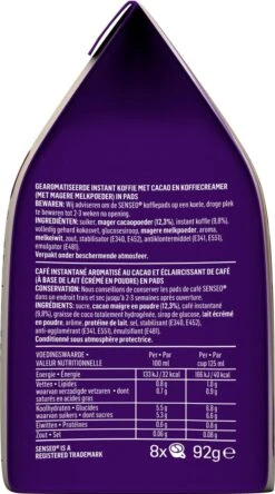 Senseo Cappuccino Choco Koffiepads - 2/9 Intensiteit - 4 X 8 Pads -Koffie Apparatuur 668x1200