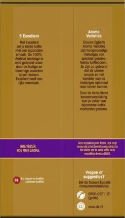 Douwe Egberts Excellent - Filterkoffie - 12 X 250 Gram -Koffie Apparatuur 687x1200 1