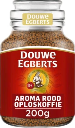 Douwe Egberts Aroma Rood Oploskoffie - 6 X Pot Van 200 Gram -Koffie Apparatuur 701x1200