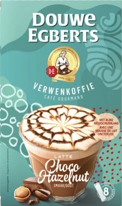 Douwe Egberts Latte Choco Hazelnut Oploskoffie - 5/9 Intensiteit - 5 X 8 Zakjes 11 Douwe Egberts Latte Choco Hazelnut Oploskoffie - 5/9 Intensiteit - 5 X 8 Zakjes -Koffie Apparatuur 713x1200 4